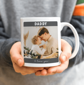 Personalised Photo Message Mug For Dad